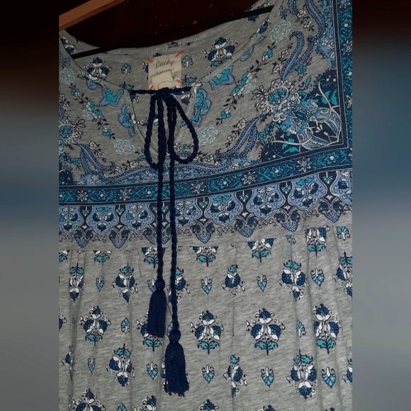 🍀3/15 Lucky Brand Floral Mini Dress - Picture 4 of 8